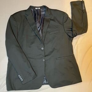 Coofandy Men's gray 2 buttons Single Breasted Blazer Size 3XL NWOT